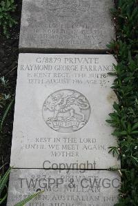 Boulogne Eastern Cemetery - Farrance, Raymond George