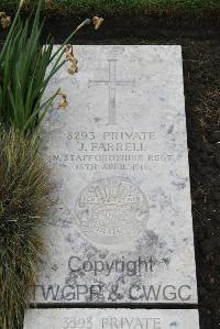 Boulogne Eastern Cemetery - Farrell, J