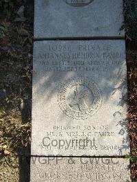 Boulogne Eastern Cemetery - Faure, Johannes Hendrik