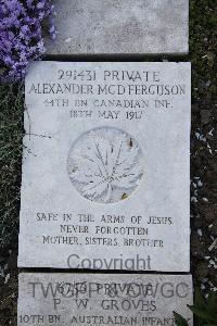 Boulogne Eastern Cemetery - Ferguson, Alexander McDonald