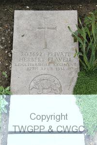 Boulogne Eastern Cemetery - Flavell, Herbert