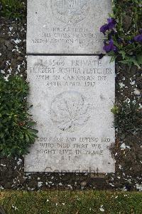 Boulogne Eastern Cemetery - Fletcher, Herbert Joshua