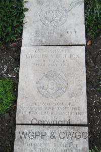 Boulogne Eastern Cemetery - Fox, Charles Albert