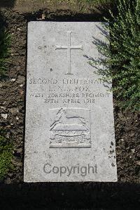 Boulogne Eastern Cemetery - Fox, Lawrence Anselm Storrs