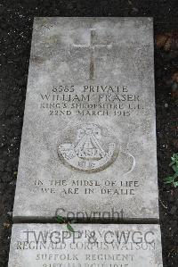 Boulogne Eastern Cemetery - Fraser, William