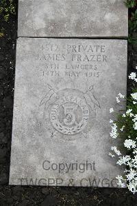 Boulogne Eastern Cemetery - Frazer, James