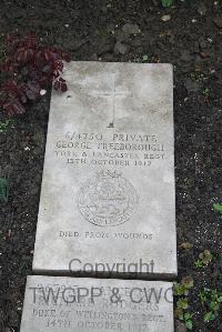 Boulogne Eastern Cemetery - Freeborough, George