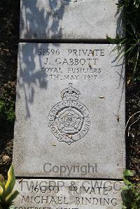 Boulogne Eastern Cemetery - Gabbott, James