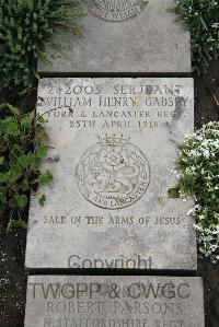 Boulogne Eastern Cemetery - Gadsby, William Henry