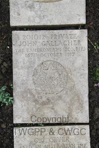 Boulogne Eastern Cemetery - Gallacher, John