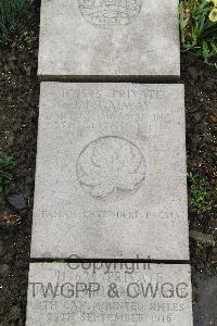 Boulogne Eastern Cemetery - Galway, James Leathem