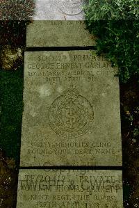 Boulogne Eastern Cemetery - Garland, George Ernest