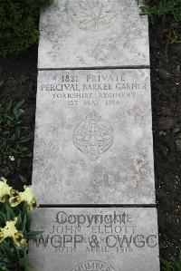 Boulogne Eastern Cemetery - Garner, Percival Barker