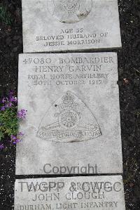 Boulogne Eastern Cemetery - Garvin, Henry