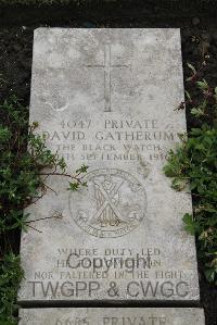 Boulogne Eastern Cemetery - Gatherum, David