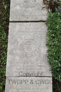 Boulogne Eastern Cemetery - Gayler, John