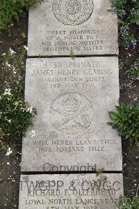 Boulogne Eastern Cemetery - Gearing, James Henry