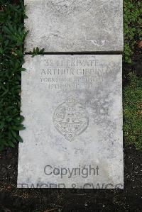 Boulogne Eastern Cemetery - Gibbin, Arthur