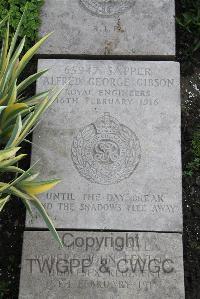 Boulogne Eastern Cemetery - Gibson, Alfred George