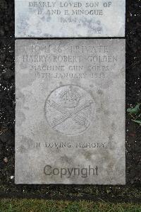 Boulogne Eastern Cemetery - Golden, Harry Robert