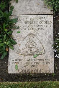 Boulogne Eastern Cemetery - Goodes, Arthur Herbert