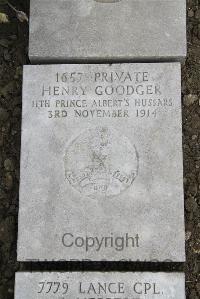 Boulogne Eastern Cemetery - Goodger, Henry