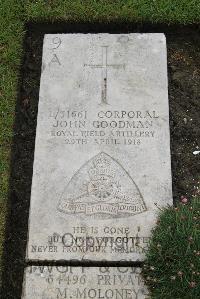 Boulogne Eastern Cemetery - Goodman, John