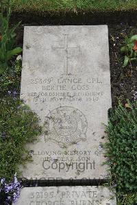 Boulogne Eastern Cemetery - Goss, Bertie