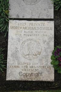 Boulogne Eastern Cemetery - Gourlay, Andrew Archibald