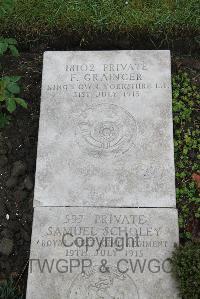 Boulogne Eastern Cemetery - Grainger, F