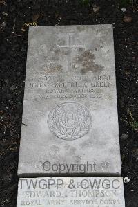 Boulogne Eastern Cemetery - Green, John Frederick