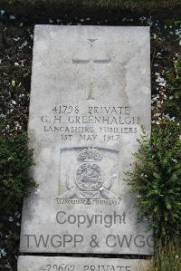 Boulogne Eastern Cemetery - Greenhalgh, George Hartley