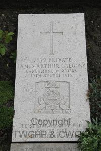 Boulogne Eastern Cemetery - Gregory, James Arthur