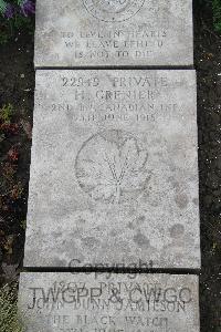 Boulogne Eastern Cemetery - Grenier, Henri