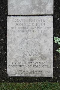 Boulogne Eastern Cemetery - Griffin, John