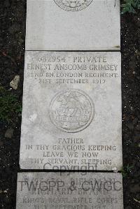 Boulogne Eastern Cemetery - Grimsey, Ernest Anscomb