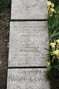 Boulogne Eastern Cemetery - Hackford, George Edward