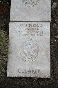 Boulogne Eastern Cemetery - Haggan, J