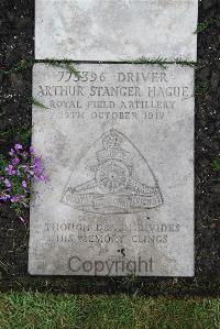 Boulogne Eastern Cemetery - Hague, Arthur Stanger