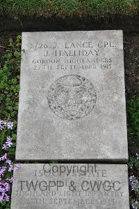 Boulogne Eastern Cemetery - Halliday, J