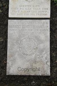 Boulogne Eastern Cemetery - Hamilton, Herbert Ernest