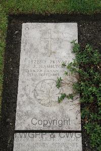 Boulogne Eastern Cemetery - Hamilton, J