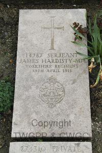 Boulogne Eastern Cemetery - Hardisty, James