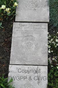 Boulogne Eastern Cemetery - Hardon, James Edward