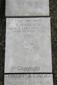 Boulogne Eastern Cemetery - Harrison, T