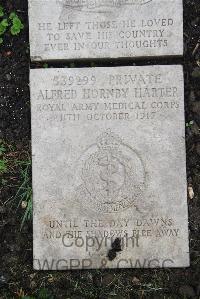 Boulogne Eastern Cemetery - Harter, Alfred Hornby