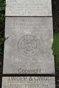 Boulogne Eastern Cemetery - Harvey, Alexander James