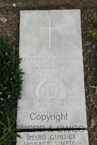 Boulogne Eastern Cemetery - Haulkham, Leonard George Richard