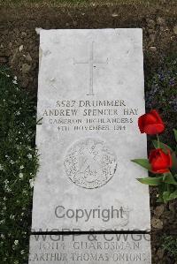 Boulogne Eastern Cemetery - Hay, Andrew Spencer