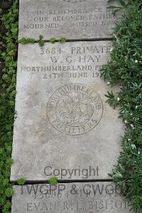 Boulogne Eastern Cemetery - Hay, W G